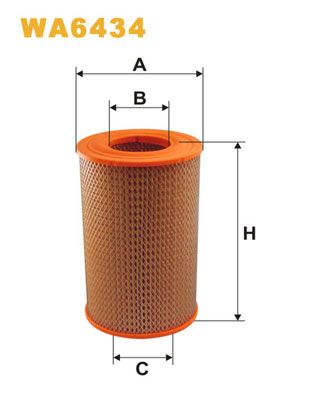 WIX FILTERS Воздушный фильтр WA6434